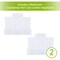 Kenney Mfg Bathroom Countertop Hair Care Center Organizer, Set of 2, Clear KN68071P2REM - alternate 7